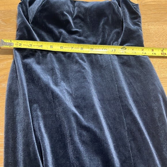 Jenny Yoo Collection A-Line Square sleeveless velvet bridesmaid Dress size 6 New - Picture 13 of 15